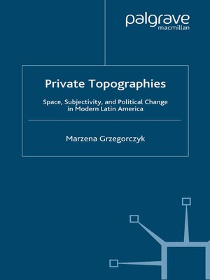 cover image of Private Topographies
